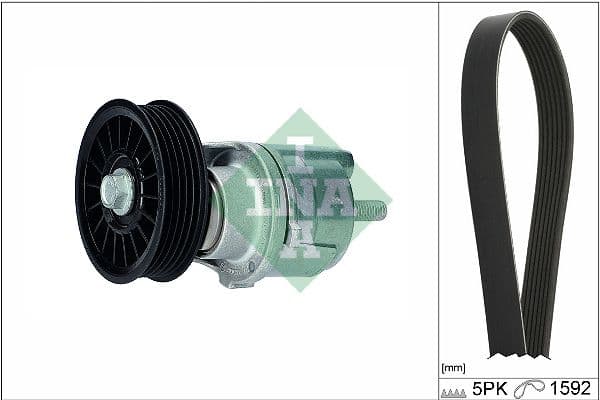 Set curea transmisie cu caneluri Schaeffler INA 529 0161 10