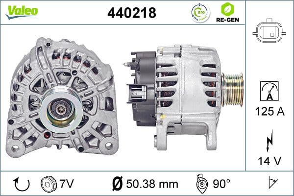 Generator / Alternator VALEO 440218