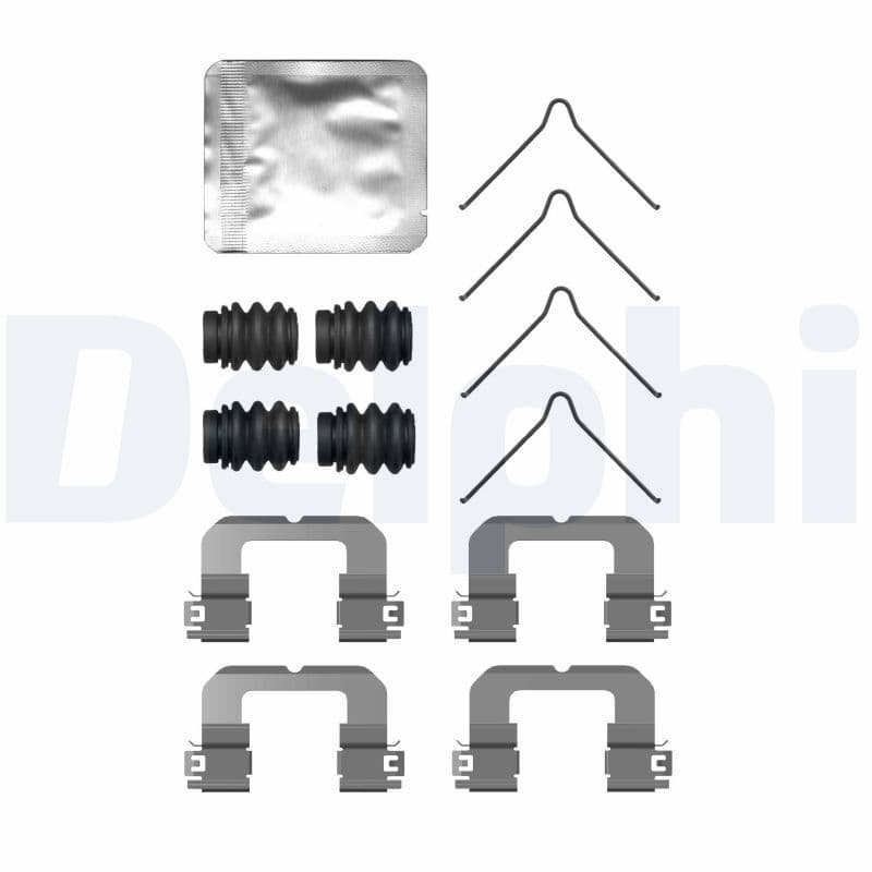 Set accesorii, placute frana DELPHI LX0757