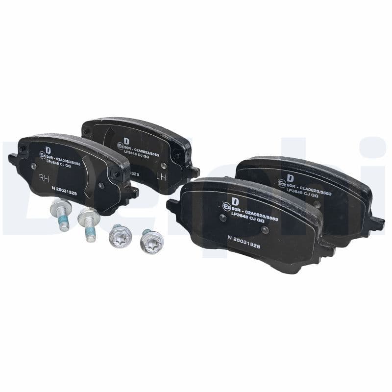 set placute frana,frana disc DELPHI LP3648