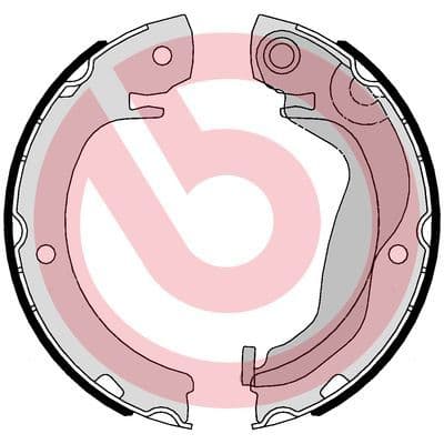 Set saboti frana, frana de mana BREMBO S 83 569