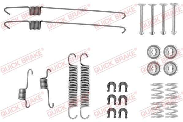Set accesorii, sabot de frana QUICK BRAKE 105-0001