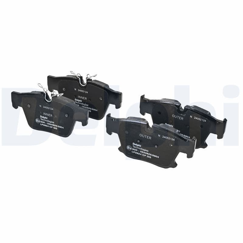 set placute frana,frana disc DELPHI LP3924