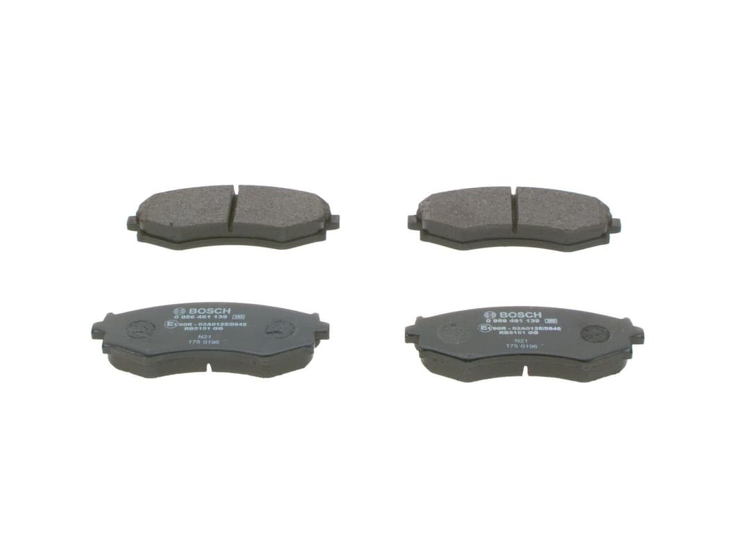 set placute frana,frana disc BOSCH 0 986 461 139