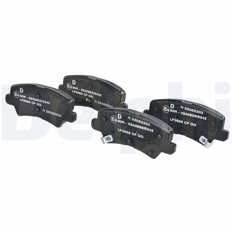 set placute frana,frana disc DELPHI LP3665