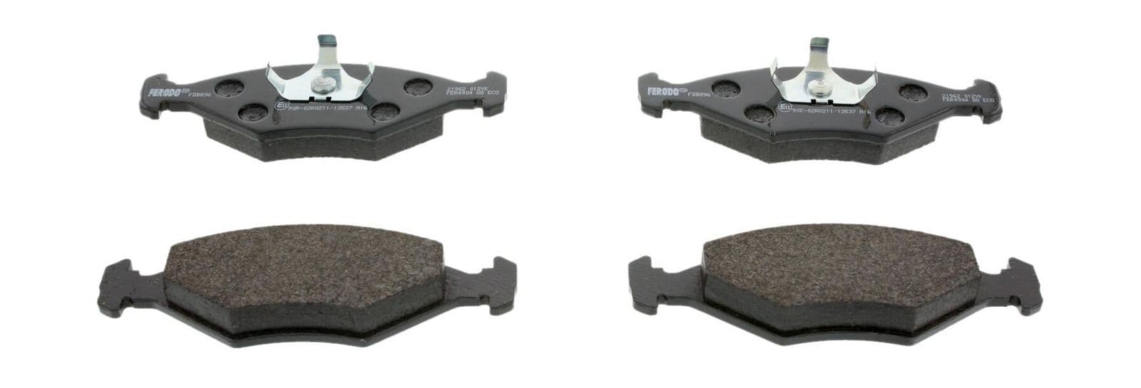 set placute frana,frana disc FERODO PREMIER ECO FRICTION FDB896