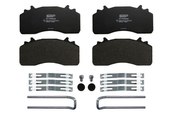 set placute frana,frana disc SBP 07-P29345