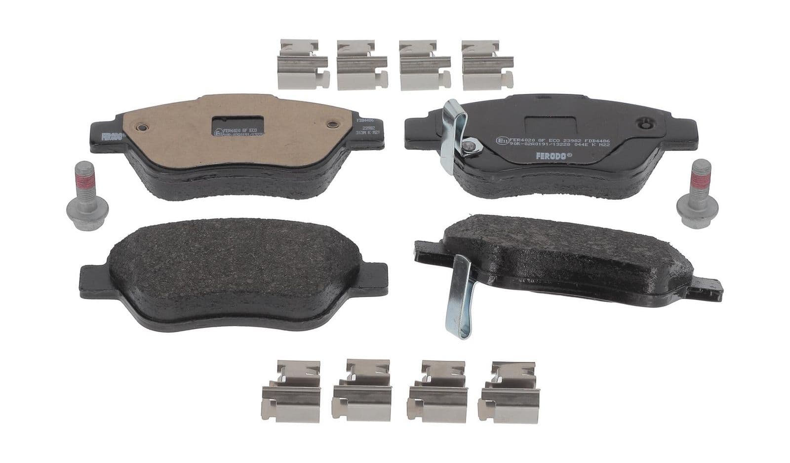 set placute frana,frana disc FERODO PREMIER ECO FRICTION FDB4486