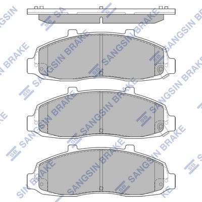 set placute frana,frana disc HI-Q SP1282