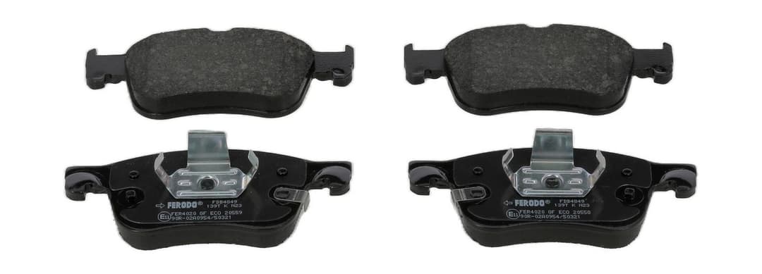 set placute frana,frana disc FERODO PREMIER ECO FRICTION FDB4849