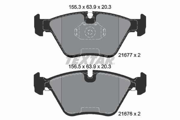 set placute frana,frana disc TEXTAR Q+ 2167703