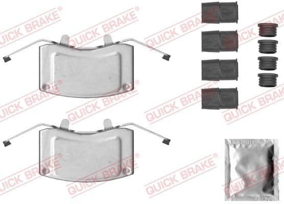 Set accesorii, placute frana QUICK BRAKE 109-0051