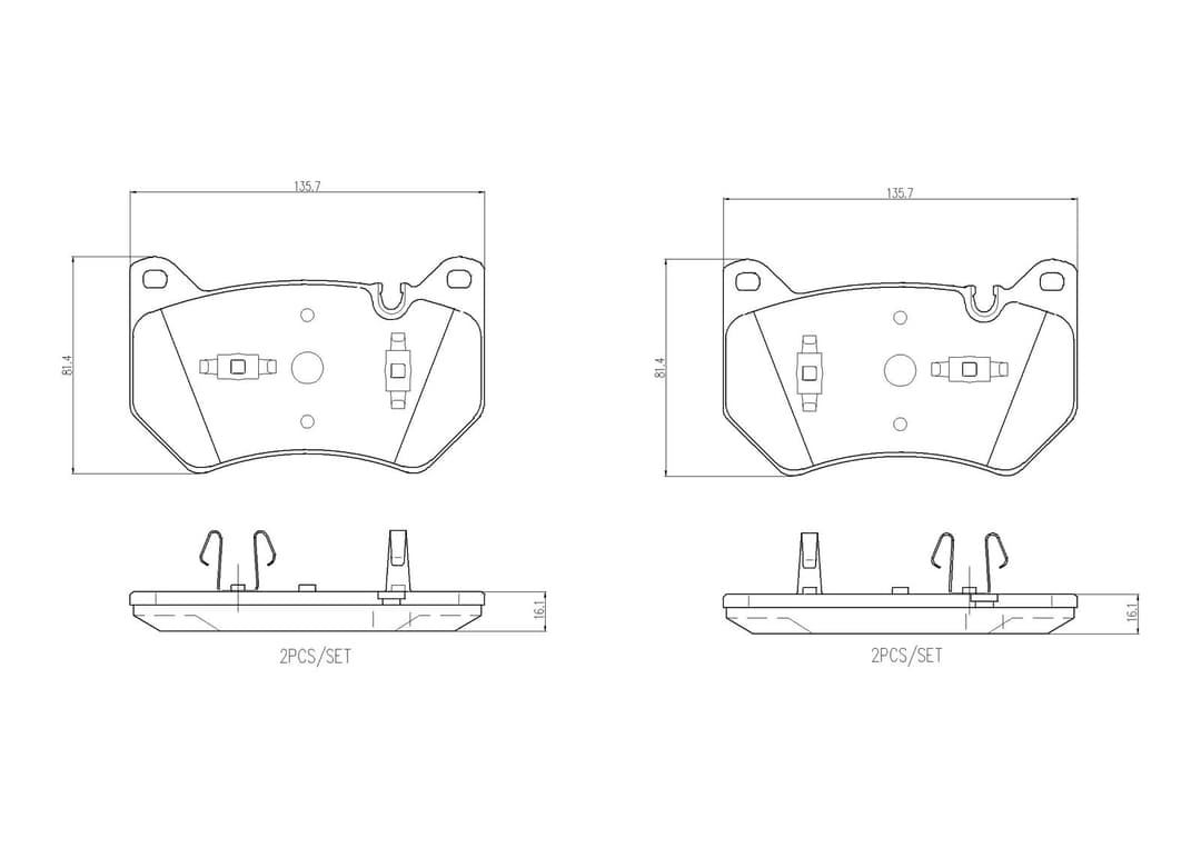 set placute frana,frana disc BREMBO PRIME LINE P 85 181