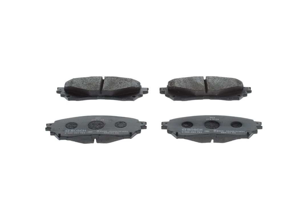 set placute frana,frana disc BOSCH 0 986 494 793