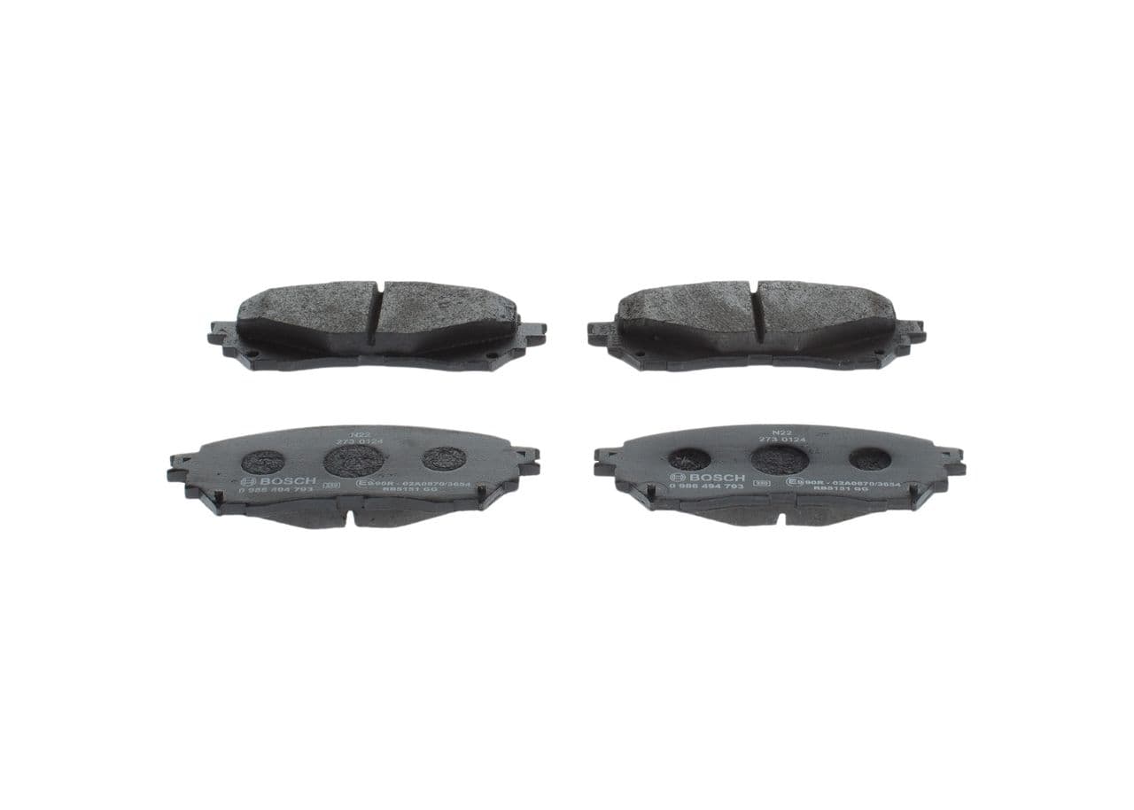 set placute frana,frana disc BOSCH 0 986 494 793