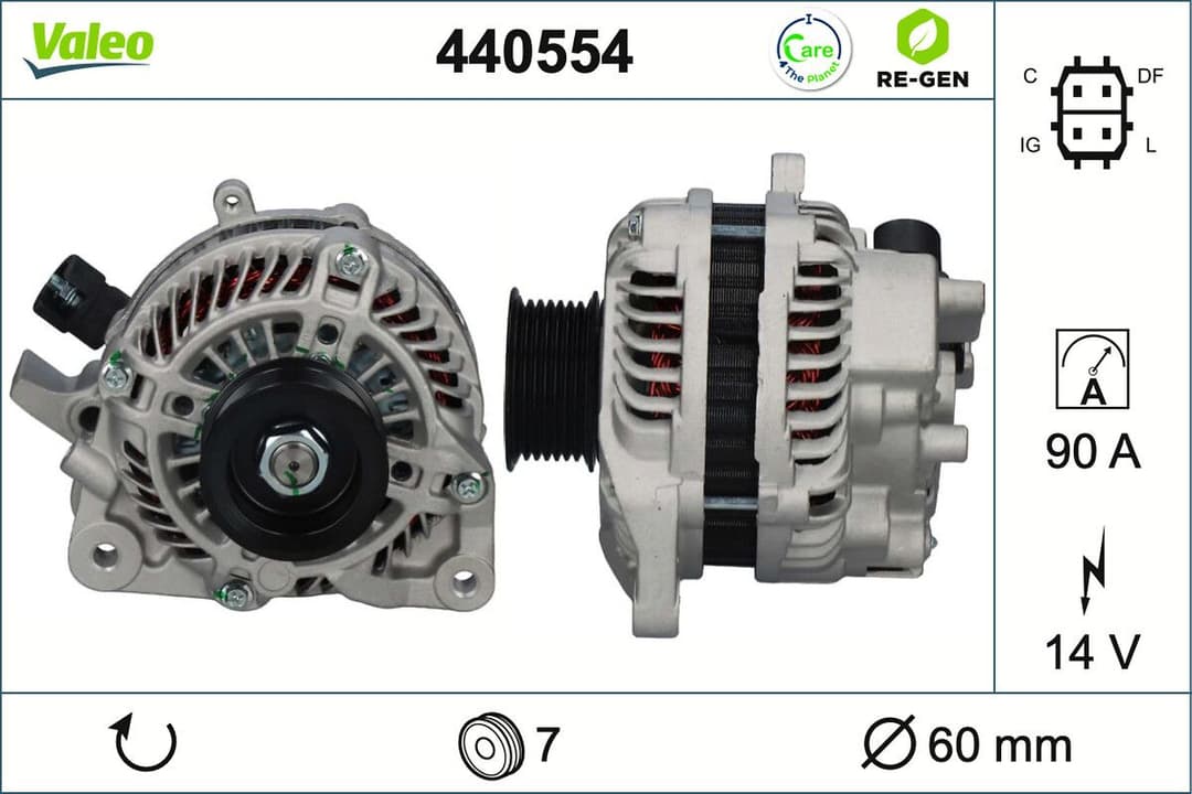 Generator / Alternator VALEO 440554