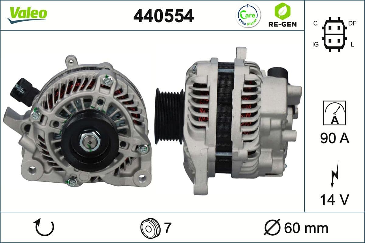 Generator / Alternator VALEO 440554