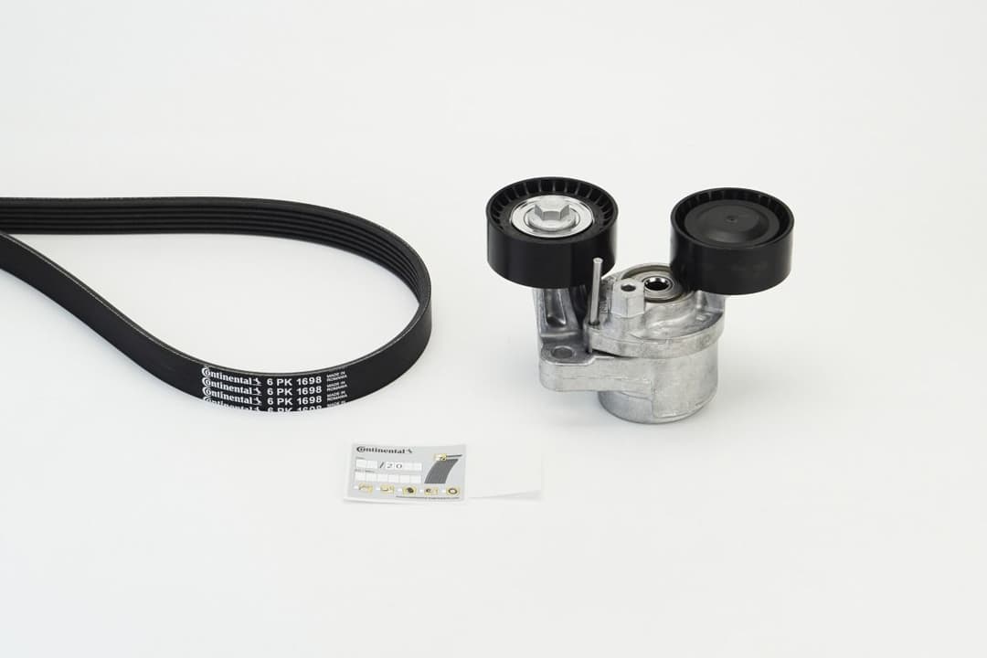 Set curea transmisie cu caneluri CONTINENTAL CTAM 6PK1698K1