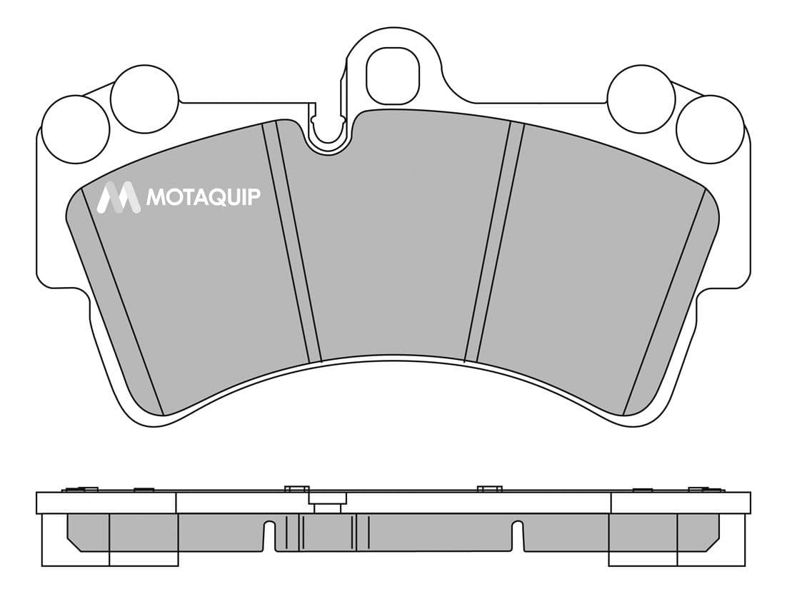set placute frana,frana disc MOTAQUIP LVXL1429