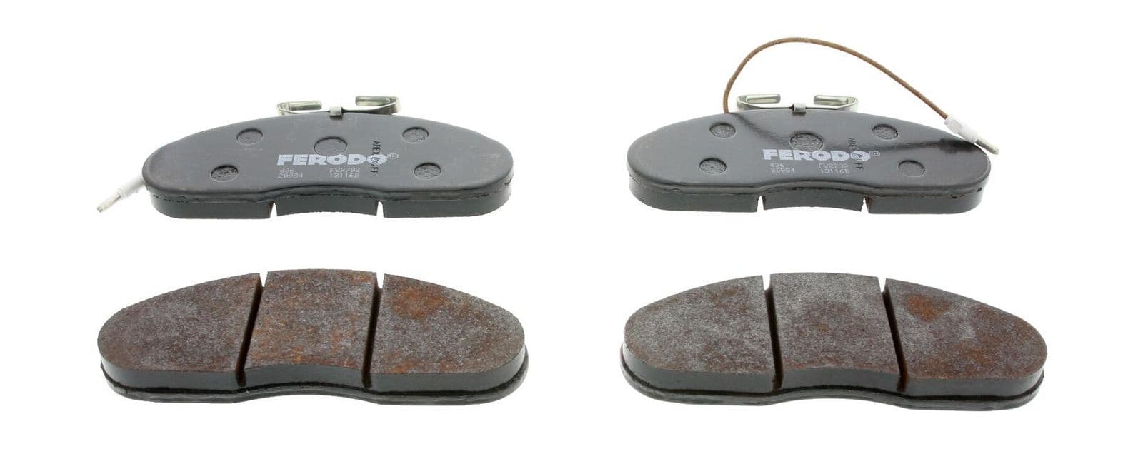 set placute frana,frana disc FERODO PREMIER FVR792