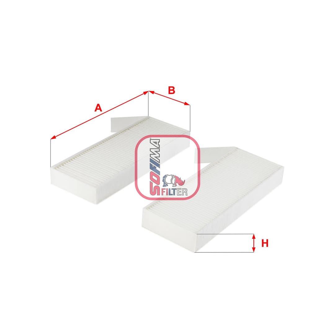Filtru, aer habitaclu SOFIMA S 3277 C