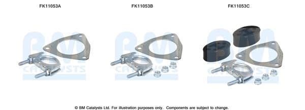 Set montaj, filtru funingine/particule BM CATALYSTS FK11053