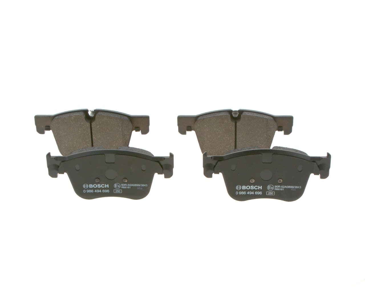 set placute frana,frana disc BOSCH 0 986 494 696