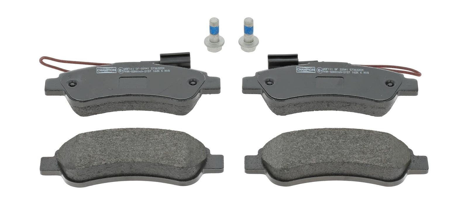 set placute frana,frana disc CHAMPION 573632CH