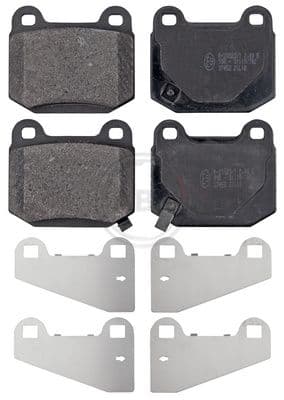 set placute frana,frana disc A.B.S. 37452