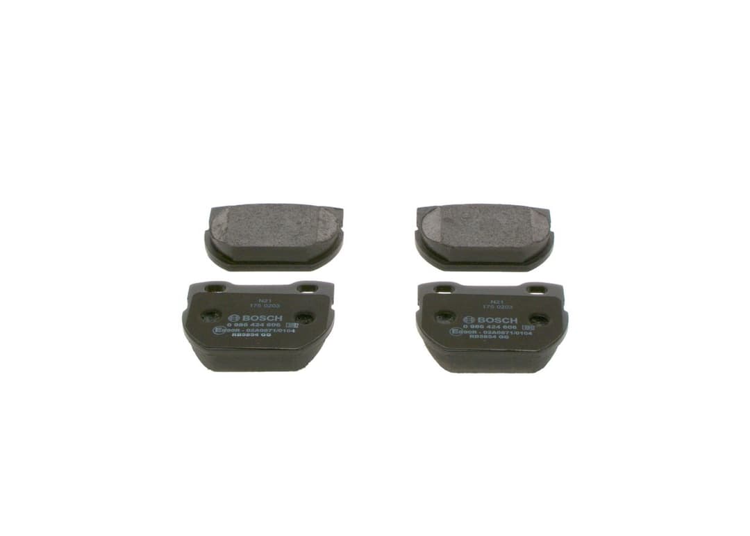 set placute frana,frana disc BOSCH 0 986 424 606