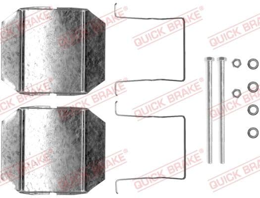 Set accesorii, placute frana QUICK BRAKE 109-1237