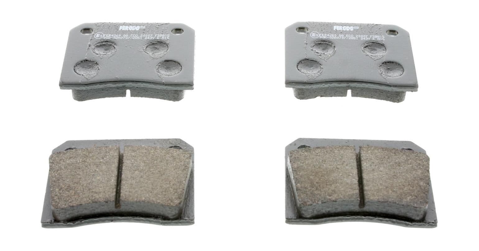 set placute frana,frana disc FERODO PREMIER ECO FRICTION FDB815