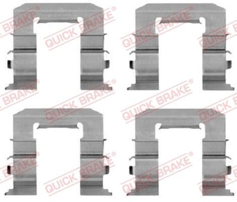 Set accesorii, placute frana QUICK BRAKE 109-1212