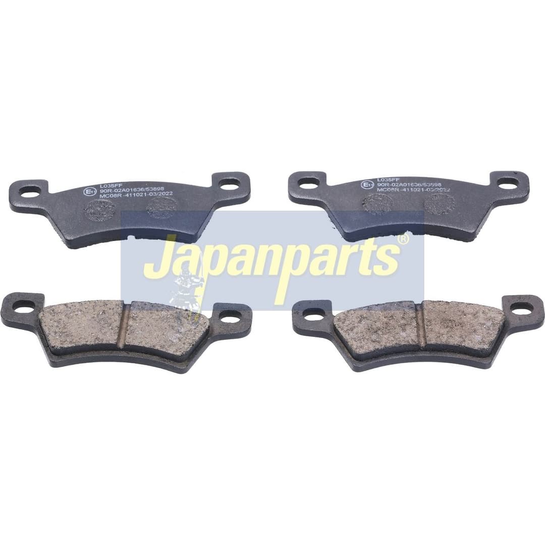 set placute frana,frana disc JAPANPARTS PP-MC08