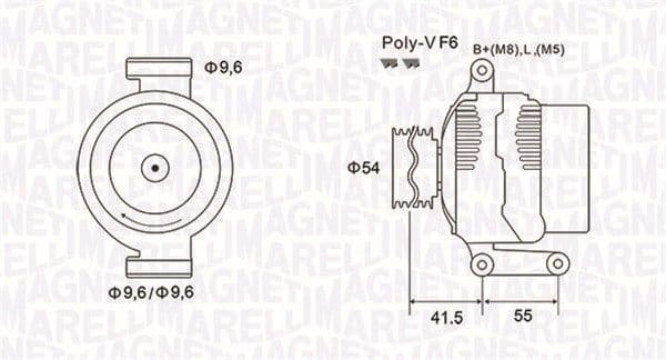 Generator / Alternator MAGNETI MARELLI 063731862010