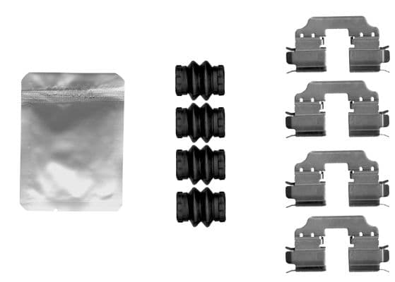 Set accesorii, placute frana TEXTAR 82545200