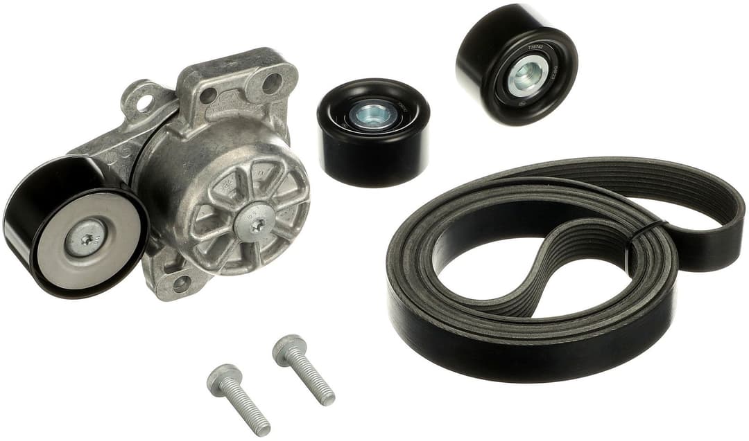 Set curea transmisie cu caneluri GATES FleetRunner™ Micro-V® K028PK2630HD