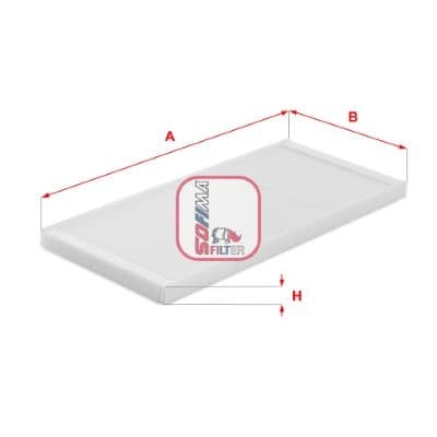 Filtru, aer habitaclu SOFIMA S 3449 C