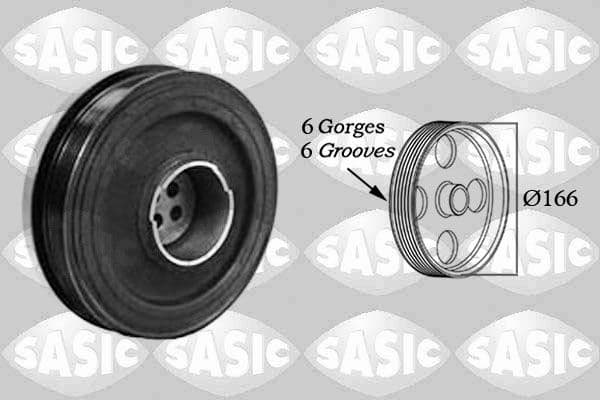 Fulie curea, arbore cotit SASIC 2156054