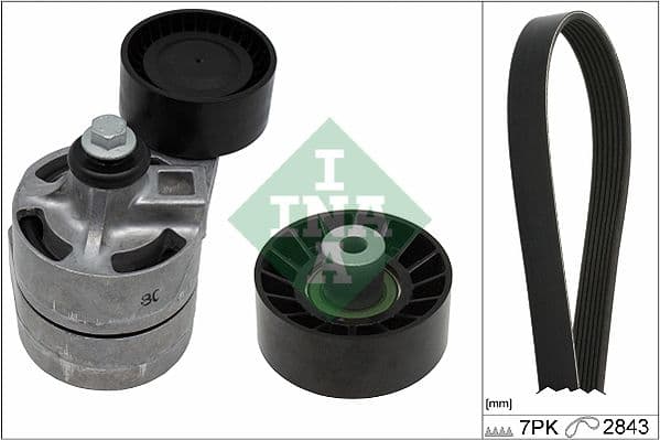 Set curea transmisie cu caneluri Schaeffler INA 529 0364 10
