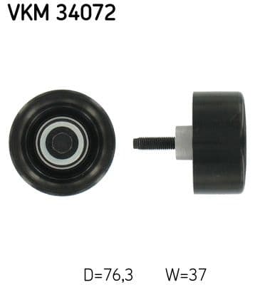 Rola ghidare/conducere, curea transmisie SKF VKM 34072