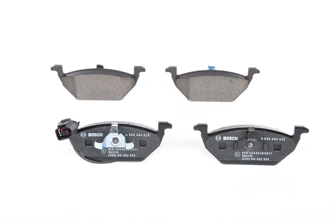 set placute frana,frana disc BOSCH 0 986 494 525