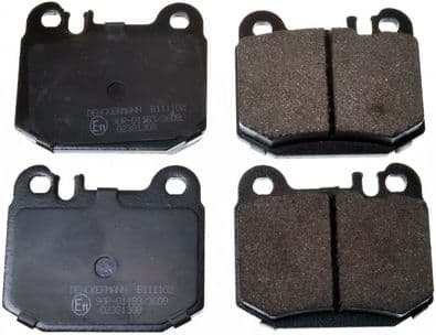 set placute frana,frana disc DENCKERMANN B111102