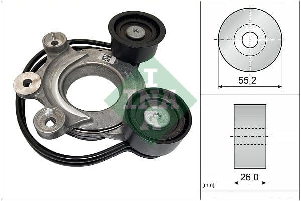 Intinzator curea, curea distributie Schaeffler INA 534 0827 10