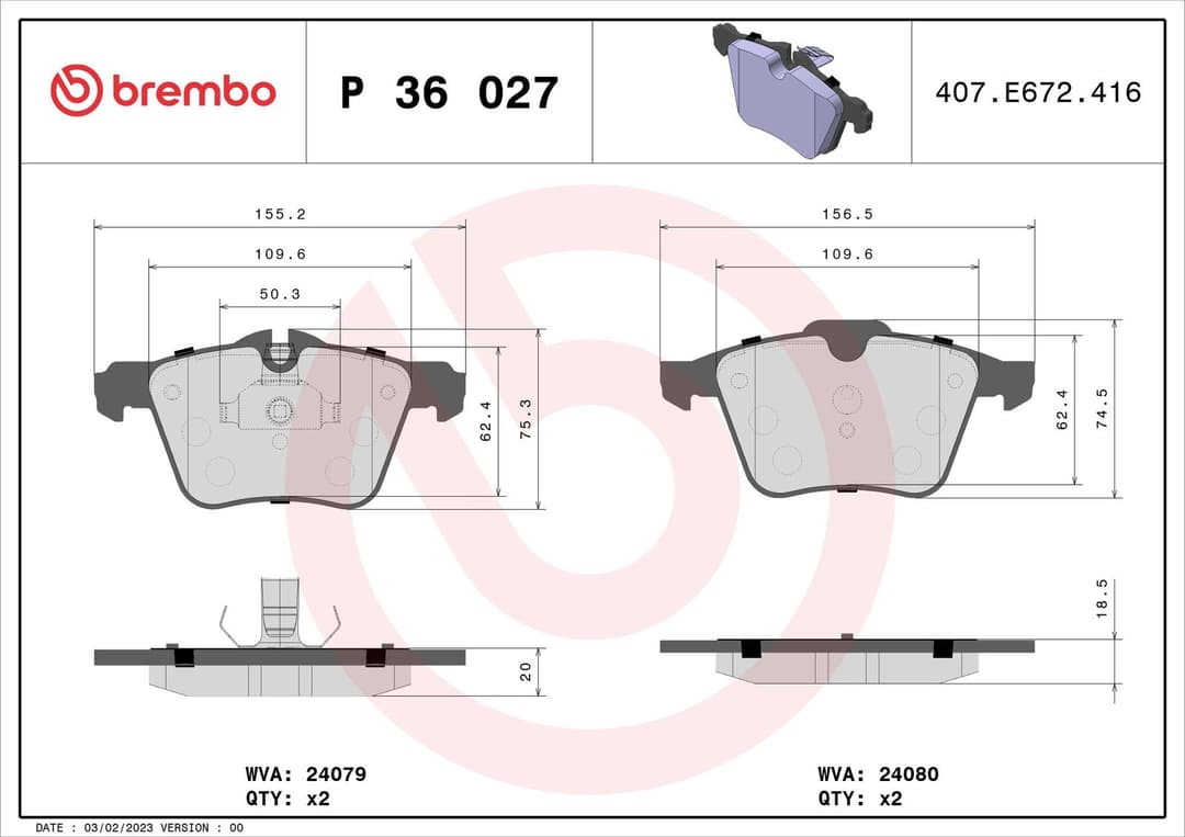 set placute frana,frana disc BREMBO PRIME LINE P 36 027