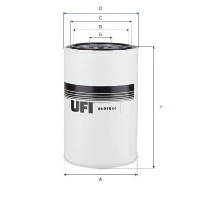 Filtru ulei UFI 80.016.00