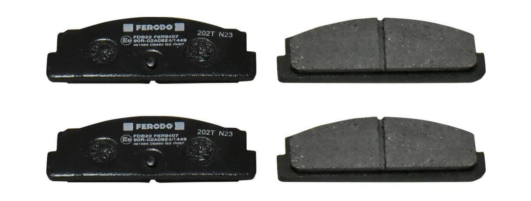 set placute frana,frana disc FERODO PREMIER ECO FRICTION FDB22