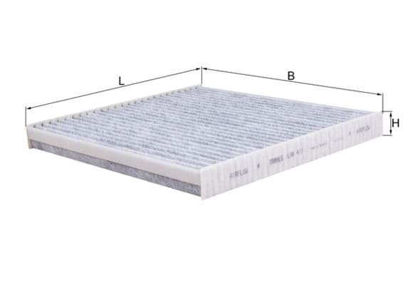 Filtru, aer habitaclu MAHLE LAK 411