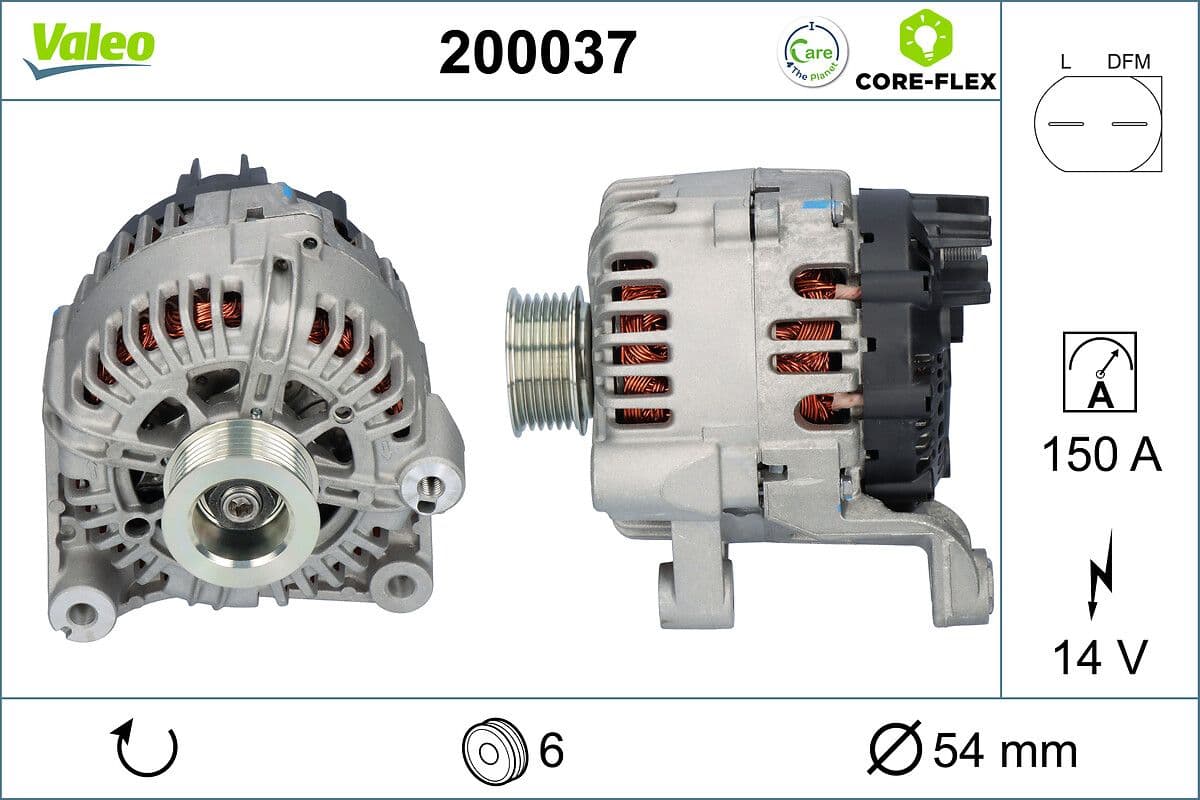 Generator / Alternator VALEO 200037