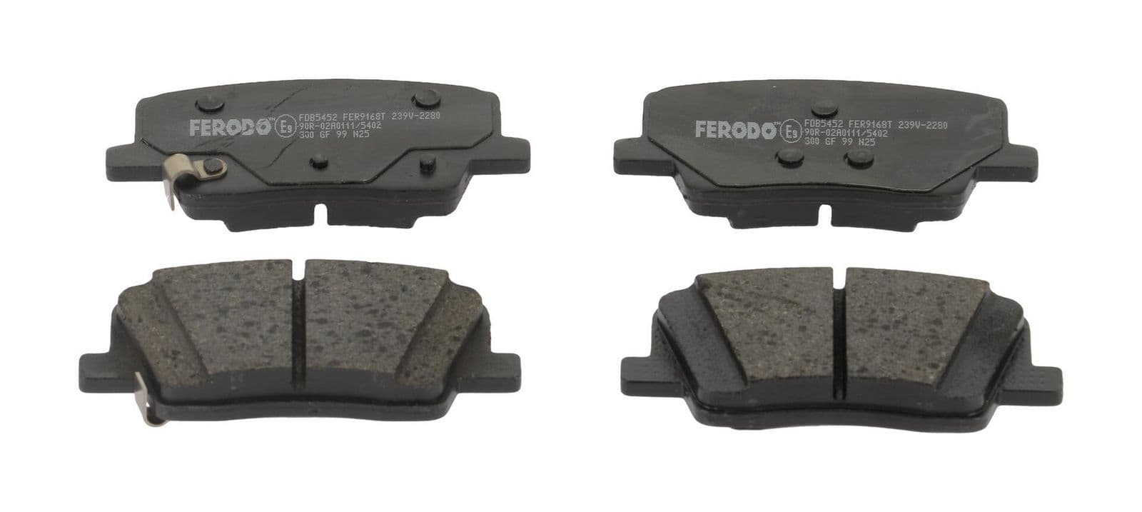 set placute frana,frana disc FERODO FDB5452